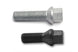 H&R wheel bolts with removable ball head, 14x1.5mm thread, 32mm length, designed for Audi vehicles, 17mm hex head.