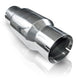 Stainless Works GESi High Flow catalytic converter, direct fit stainless steel exhaust component with multiple inlet and outlet ports.