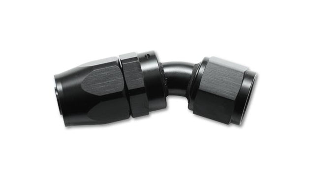 Vibrant -20AN AL 30 Degree Elbow Hose End Fitting, durable aluminum fitting with 30-degree bend for high-performance automotive hoses.