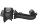 aFe Momentum Pro DRY S cold air intake system installed in a 2015-2017 Chevy Corvette Z06 V8 6.2L engine, showing the air filters and intake tubing.