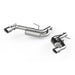 MBRP Chevrolet Camaro 2.5-inch aluminum axle back exhaust system with dual wall tips, designed for 2016-2019 models.