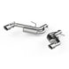 MBRP Chevrolet Camaro 2.5-inch aluminum axle back exhaust system with dual wall tips, designed for 2016-2019 models.