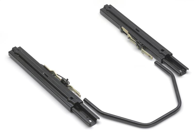 SPARCO flat seat track set with adjustable brackets and mounting hardware for racing seats.