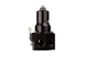 Aeromotive Pro-Series EFI Boost Reference Fuel Pressure Regulator showing metal body and adjustment knob for performance tuning.