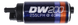 DeatschWerks 255 LPH DW200 series in-tank fuel pump installed in a vehicle fuel tank for high-performance fuel delivery.
