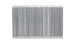Vibrant vertical flow intercooler with 22-inch width, 14-inch height, and 4.5-inch thickness, featuring multi-port design for enhanced cooling.
