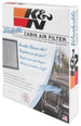 K&N Engineering cabin air filter for 2010-2015 Chevrolet Camaro V6 and SS V8 models, showing the filter element and packaging.