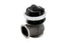Turbosmart GenV HyperGate45 7psi external wastegate in black, with metallic body and adjustment actuator for turbocharged engines.