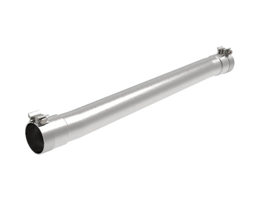 aFe stainless steel muffler delete pipe for 2020-2021 GM V8-6.2L trucks, catback exhaust component, stainless steel construction