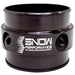 Snow Performance 3-inch injection ring for water meth plates with barb style fittings, used in fuel and water injection systems.