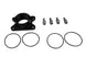 Aeromotive spur gear fuel pump adapter with AN-16 port, fitting for high-performance automotive fuel systems.
