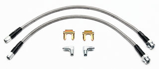 Wilwood Flexline Kit for 97-04 Corvette with SL4, SL6, or W4/6A front calipers, includes brake lines and fittings.