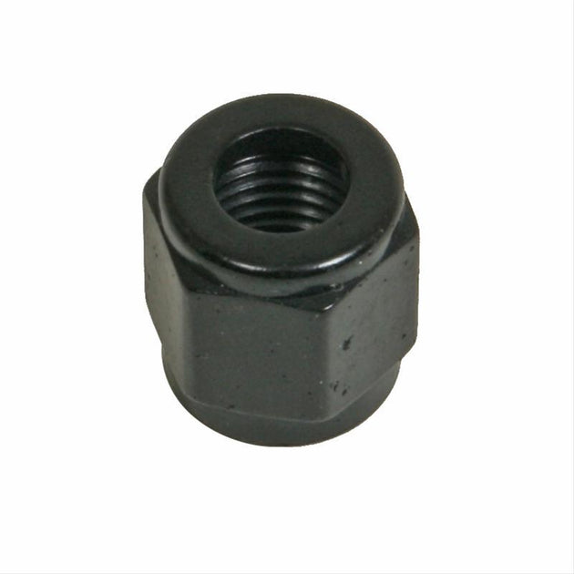 Black Fragola -4AN tube sleeves, 10-pack, flexible protective sleeves for automotive or hydraulic hose fittings.