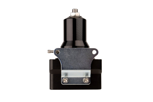 Aeromotive adjustable fuel pressure regulator with .313 valve, -3x -8 inlet, -10 return for automotive fuel systems.