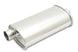 Vibrant StreetPower oval muffler with 3.50-inch inlet and outlet, offset-center design, showcasing its sleek, durable construction.