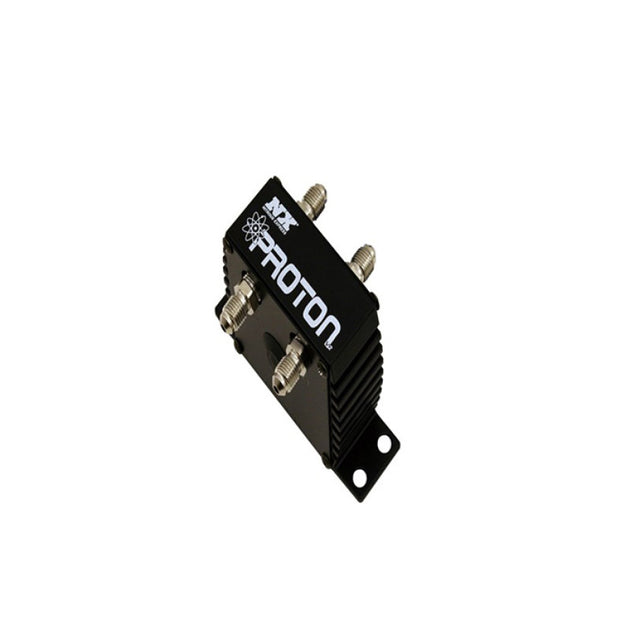 Nitrous Express Proton Series nitrous fuel module for high-performance nitrous systems, shown in close-up view.