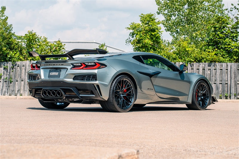 CORSA Performance Corsa 23-25 Chevrolet Corvette C8 Z06 3-inch valved cat-back exhaust muffler system with stock tips.