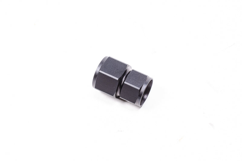 Radium Engineering 10AN female to 8AN female fitting, high-quality metal automotive fluid connector, detailed close-up view