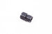 Radium Engineering 10AN female to 8AN female fitting, high-quality metal automotive fluid connector, detailed close-up view
