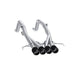 MBRP exhaust system for Chevrolet Corvette 2014-2019, 6.2L axle-back muffler bypass with quad carbon fiber tips.