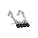 MBRP exhaust system for Chevrolet Corvette 2014-2019, 6.2L axle-back muffler bypass with quad carbon fiber tips.