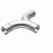 MagnaFlow 2.50-inch stainless steel connecting pipe with 90/90 degree bends, suitable for exhaust system installation.