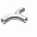 MagnaFlow 2.50-inch stainless steel connecting pipe with 90/90 degree bends, suitable for exhaust system installation.