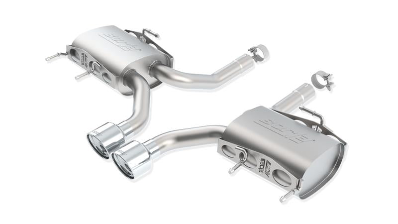Borla axle back exhaust rear section for 2011-2015 Cadillac CTS V Coupe 6.2L SS, 8-cylinder, S Type model.