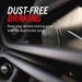 PowerStop performance rear Z26 brake pads with hardware for 2020 Chevrolet Corvette C8 Z51, designed for high-street braking.