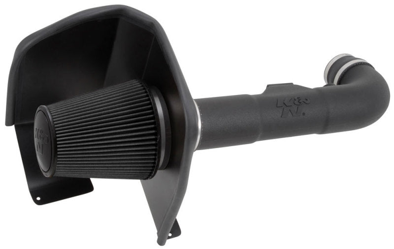 K&N Performance Cold Air Intake System for Chevrolet/GMC 1500 V8 5.3L/6.2L trucks, featuring air filters and intake tubing.