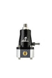 Aeromotive fuel pressure regulator and fitting kit with metal fittings and hoses, designed for performance fuel system setup.