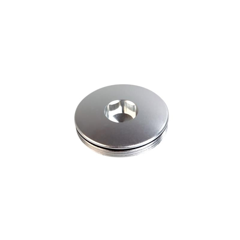Turbosmart BOV port blanking plug for blow off valve accessories, made of durable black plastic with threading for installation.