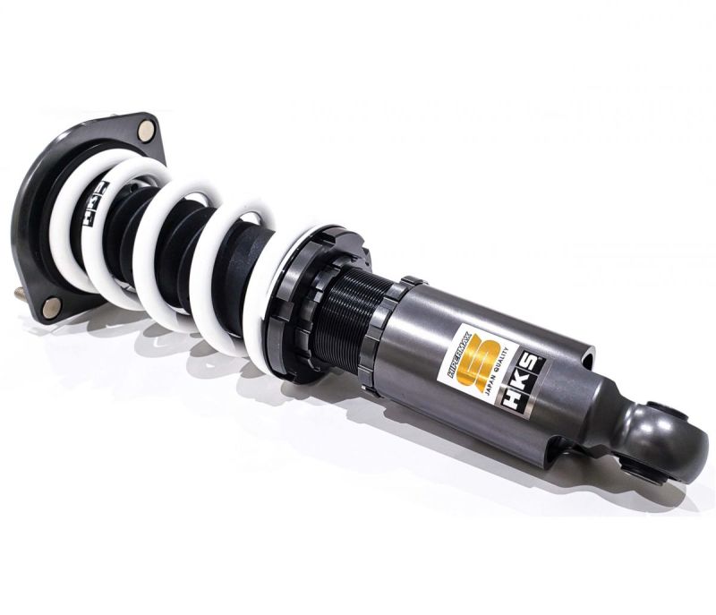 HKS HIPERMAX S AP1 coilover suspension kit with adjustable shock absorbers and coil springs for enhanced vehicle performance.