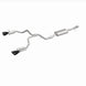 Magnaflow cat-back performance exhaust system for 2021 GMC Yukon V8 6.2L, showing the stainless steel pipes and muffler.