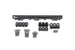 Radium Engineering Toyota 3S-GE/3S-GTE Gen 3-5 fuel rail showing polished metal construction and mounting ports for fuel delivery.