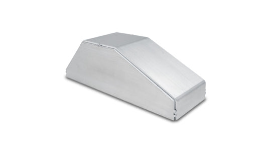Vibrant I/C End Tank for forced induction, 3.5in wide, 11in long, 3.5in tall, made of 5052 aluminum, compatible with horizontal I/C core