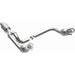 MagnaFlow catalytic converter direct fit for 2014-2016 GMC Sierra 1500 V6 4.3L engine, shows the metal exhaust component.