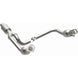 MagnaFlow catalytic converter direct fit for 2014-2016 GMC Sierra 1500 V6 4.3L engine, shows the metal exhaust component.