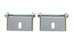 Vibrant replacement EASY MOUNT IC bracket assembly with hardware for intercoolers, includes two brackets and IC #12800.