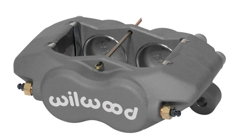 Wilwood Forged Dynalite brake caliper with 1.38-inch pistons and 1.00-inch disc for high-performance braking systems.