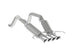 MBRP catback exhaust system for Chevy Corvette V8 6.2L, featuring 3-inch T304 stainless steel dual axle back with quad dual wall tips.