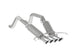 MBRP catback exhaust system for Chevy Corvette V8 6.2L, featuring 3-inch T304 stainless steel dual axle back with quad dual wall tips.