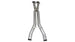 Corsa Performance X pipe exhaust for Chevrolet Corvette C6 Z06 2006-2011 with 7.0L V8 engine, showing the sleek metal pipe design.
