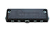 Vibrant black aluminum vacuum manifold fitting with multiple ports, designed for efficient vacuum system connections.