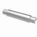 MagnaFlow Mag SS 4x4x14 muffler for trucks, designed with durable stainless steel and a sleek, polished finish.