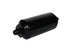 Aeromotive in-line fuel filter with AN-6 male fitting, 10 micron fabric element, black finish for automotive fuel systems.