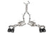 CORSA Performance Cadillac CT5 V Blackwing 2022-25 cat-back exhaust with twin 4.5-inch carbon fiber tips and dual X-pipe design.