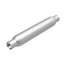 MagnaFlow muffler with 3.5-inch diameter and 18-inch length, featuring dual 2.25-inch inlet and outlet pipes.