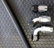 HKS S Type Oil Cooler Kit for ZN6/ZC6 Supra with supercharger, black finish, including oil cooler and mounting components.