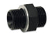 Vibrant Male -6AN to 18mm x 1.5 straight fitting adapter with O-ring for hydraulic or fluid connections